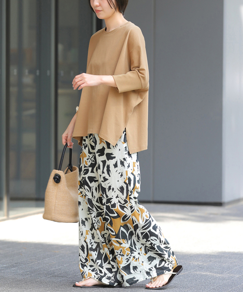 JOURNAL STANDARD relume(ジャーナルスタンダード レリューム)の「《追加》OEコットンワイドプルオーバー(Tシャツ/カットソー・レディース・ブラック/ベージュ/ライトグレー/グレー・FREE)」の17枚目の写真