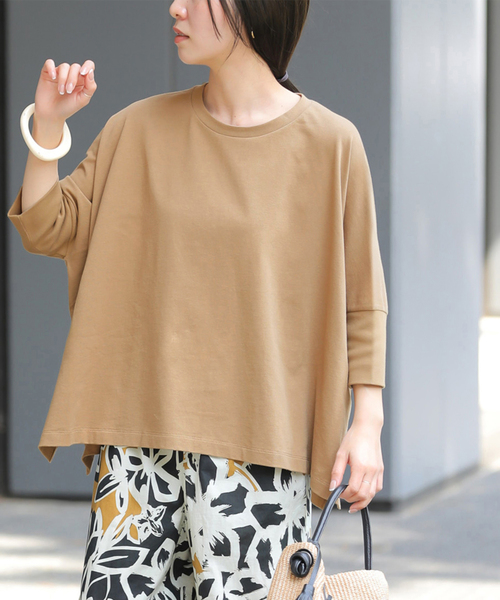 JOURNAL STANDARD relume(ジャーナルスタンダード レリューム)の「《追加》OEコットンワイドプルオーバー(Tシャツ/カットソー・レディース・ブラック/ベージュ/ライトグレー/グレー・FREE)」の16枚目の写真