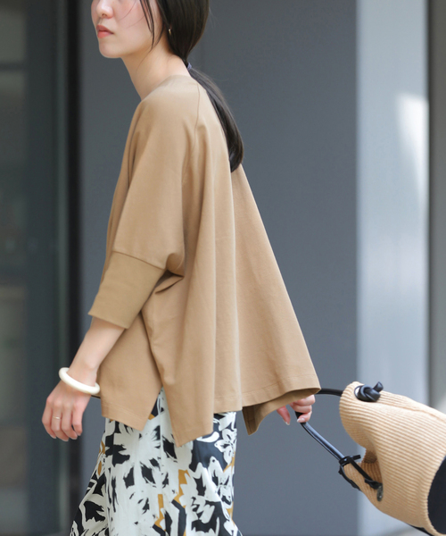 JOURNAL STANDARD relume(ジャーナルスタンダード レリューム)の「《追加》OEコットンワイドプルオーバー(Tシャツ/カットソー・レディース・ブラック/ベージュ/ライトグレー/グレー・FREE)」の15枚目の写真