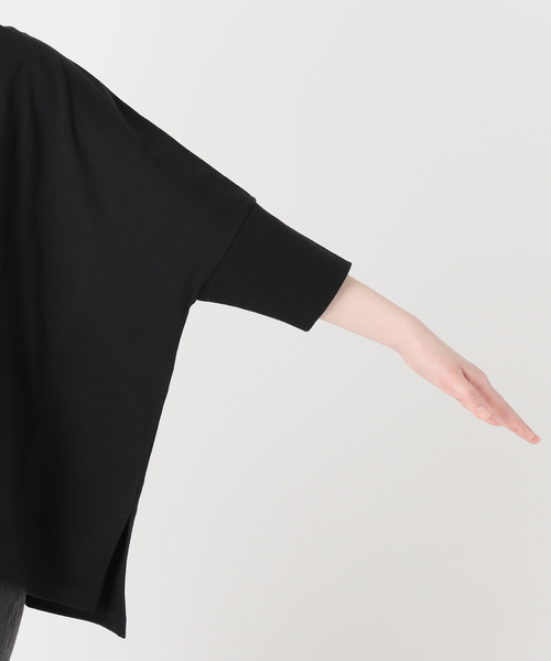 JOURNAL STANDARD relume(ジャーナルスタンダード レリューム)の「《追加》OEコットンワイドプルオーバー(Tシャツ/カットソー・レディース・ブラック/ベージュ/ライトグレー/グレー・FREE)」の7枚目の写真