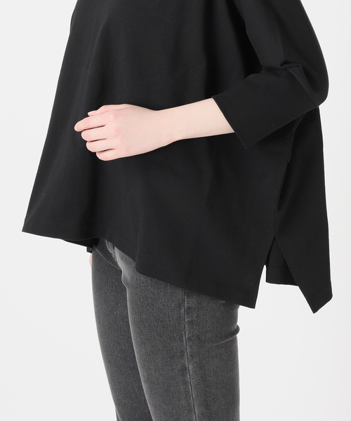 JOURNAL STANDARD relume(ジャーナルスタンダード レリューム)の「《追加》OEコットンワイドプルオーバー(Tシャツ/カットソー・レディース・ブラック/ベージュ/ライトグレー/グレー・FREE)」の6枚目の写真
