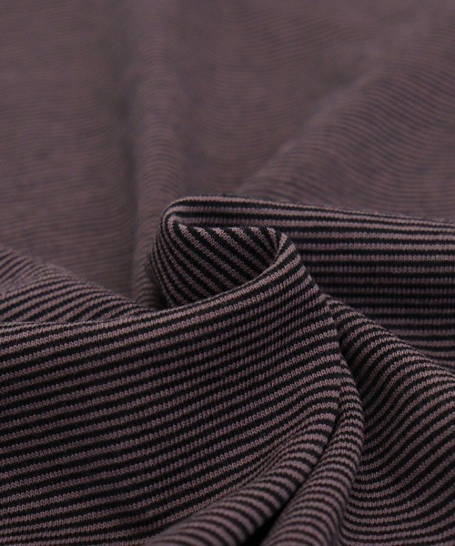 alvana(アルヴァナ)の「【alvana】NARROW BORDER S/S TEE SHIRTS / アース×インクブラ(Tシャツ/カットソー・メンズ・グレー系その他・L/M)」の6枚目の写真