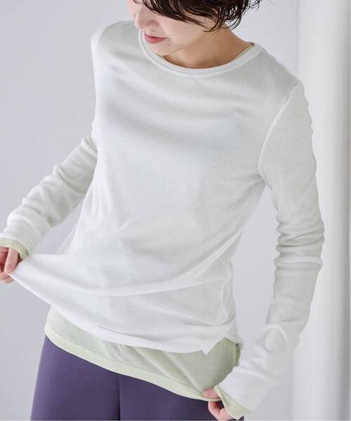 tシャツ 「追加7」パウダリーコットンプルオーバー レディース 追加7》パウダリーコットンプルオーバー（Tシャツ/カットソー