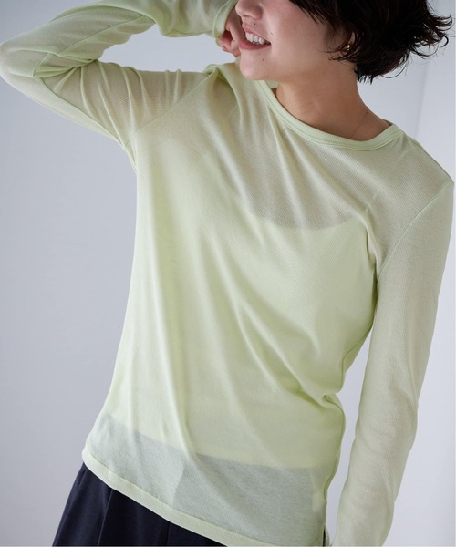 tシャツ 「追加7」パウダリーコットンプルオーバー レディース 追加7》パウダリーコットンプルオーバー（Tシャツ/カットソー