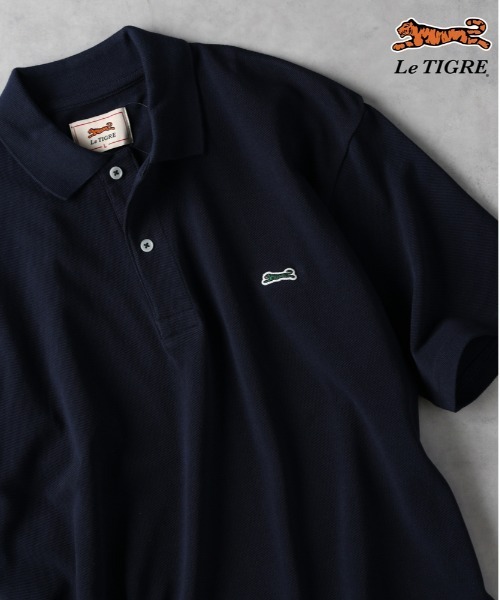 Right-on(ライトオン)の「Le TIGRE(ルティグレ)【メンズ】ワンポイント刺繍ポロシャツ(Tシャツ/カットソー・メンズ・ブラック/ネイビー/ブラウン・XL/L/M)」の3枚目の写真