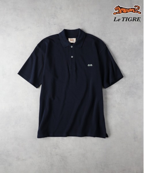 セール】【Le TIGRE】ワンポイント刺繍ポロシャツ（Tシャツ