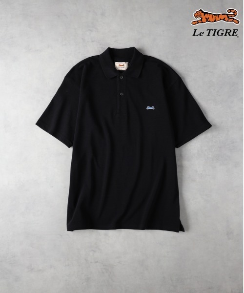 Le TIGRE】ワンポイント刺繍ポロシャツ（Tシャツ/カットソー