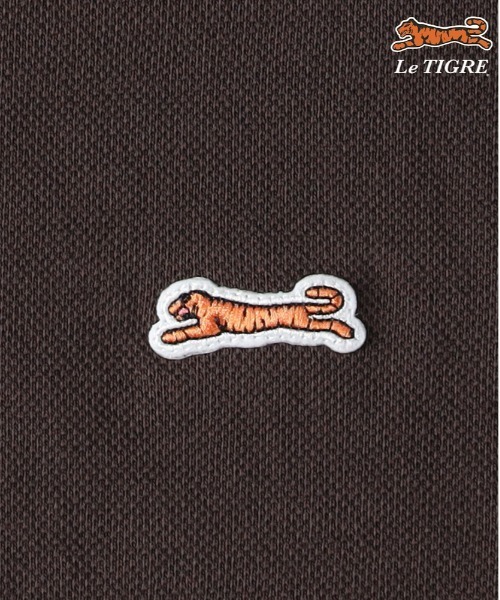 Right-on(ライトオン)の「Le TIGRE(ルティグレ)【メンズ】ワンポイント刺繍ポロシャツ(Tシャツ/カットソー・メンズ・ブラック/ネイビー/ブラウン・XL/L/M)」の10枚目の写真