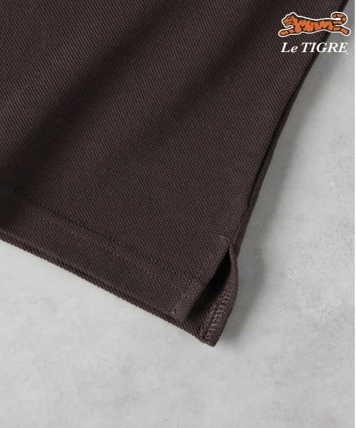 Right-on(ライトオン)の「Le TIGRE(ルティグレ)【メンズ】ワンポイント刺繍ポロシャツ(Tシャツ/カットソー・メンズ・ブラック/ネイビー/ブラウン・XL/L/M)」の13枚目の写真