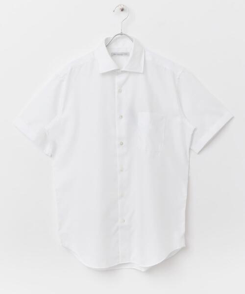 URBAN RESEARCH DOORS（アーバンリサーチドアーズ）の「LIFE STYLE TAILOR　セミワイド半袖シャツ（シャツ/ブラウス・メンズ・ブルー系その他/ホワイト/ブラウン系その他・37/39/41/43）」の7枚目の写真