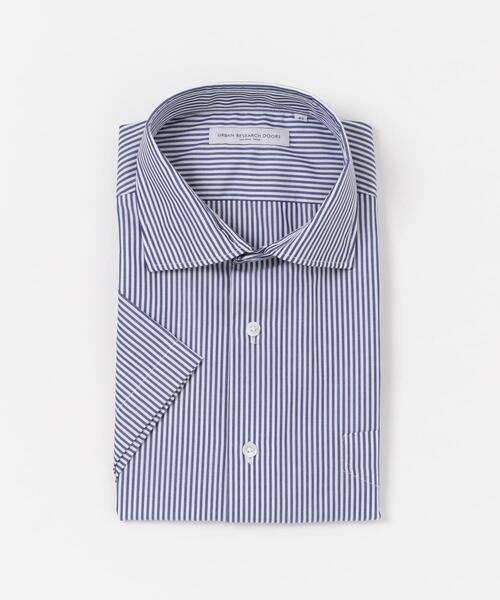 URBAN RESEARCH DOORS（アーバンリサーチドアーズ）の「LIFE STYLE TAILOR　セミワイド半袖シャツ（シャツ/ブラウス・メンズ・ブルー系その他/ホワイト/ブラウン系その他・37/39/41/43）」の9枚目の写真