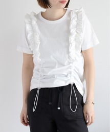 cepo | フリルデザインショートスリーブTee(Tシャツ/カットソー)