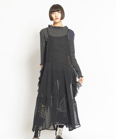 CURL OF SMOKE SHEER DRESS（ワンピース）｜Ameri（アメリ）の