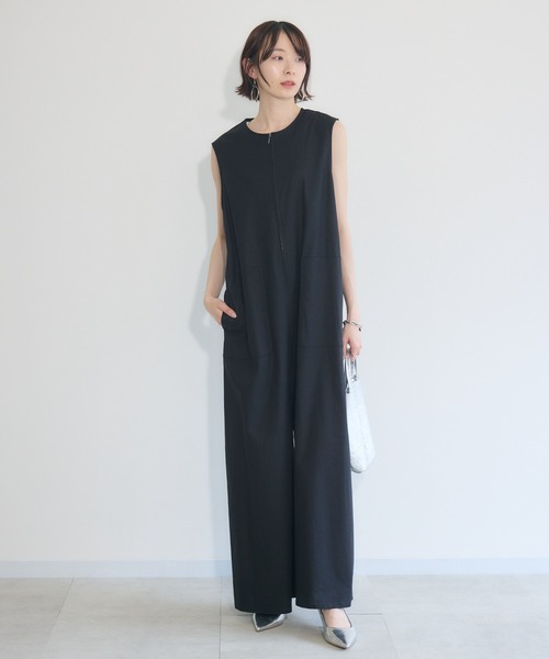 roku6 ベロアサロペット 6（ロク）｜オールインワン・サロペット（ブルー系）一覧 - WEAR