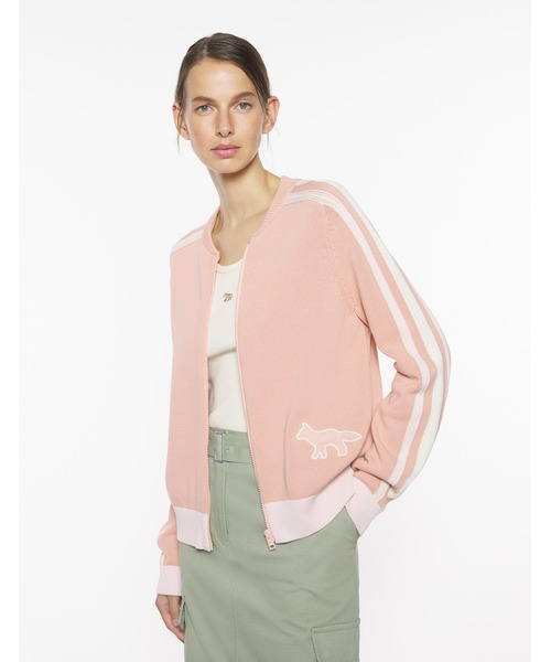 Maison Kitsune(メゾンキツネ)の「FLASH FOX ZIPPED BLOUSON(ブルゾン・レディース・ピンク・XS/S/XXS)」の5枚目の写真