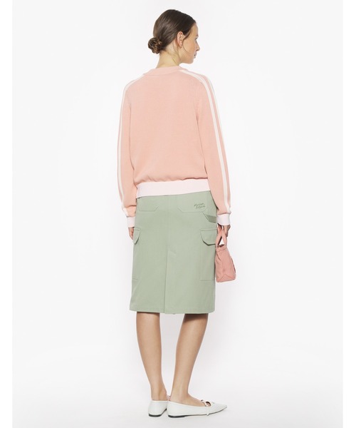 Maison Kitsune(メゾンキツネ)の「FLASH FOX ZIPPED BLOUSON(ブルゾン・レディース・ピンク・XS/S/XXS)」の4枚目の写真