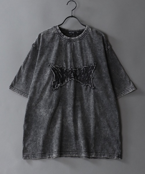 SITRY(シトリー)の「Grunge Style T-Shirt/グランジ ヴィンテージライク オーバーサイズ 半袖Tシャツ レディース メンズ(Tシャツ/カットソー・メンズ・ホワイト系その他/ブラック系その他/ホワイト系その他2/ブラック系その他2・M/L)」の6枚目の写真