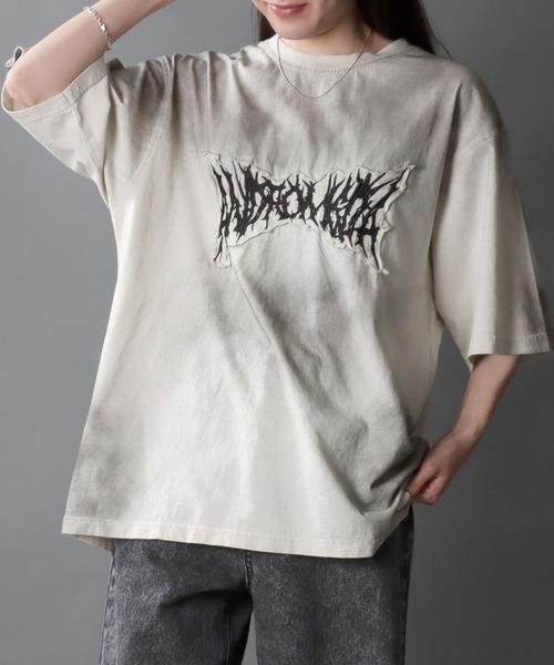 セール】Grunge Style T-Shirt/グランジ ヴィンテージライク