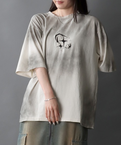 セール】Grunge Style T-Shirt/グランジ ヴィンテージライク