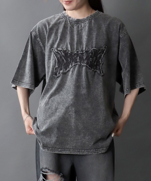 【美品】MOTHER ヴィンテージライクTシャツ　グレー kutir tシャツ VINTAGE LIKE RAGLAN TEE／ヴィンテージライク