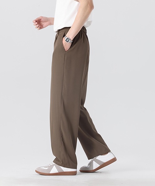 aimoha（アイモハ）の「ベーシックストレートパンツ（スラックス・メンズ・ライトベージュ/チョコ/ブラック/ダークグレー・LARGE/X-LARGE/MEDIUM）」の19枚目の写真