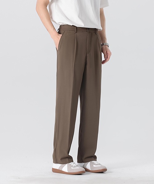 aimoha（アイモハ）の「ベーシックストレートパンツ（スラックス・メンズ・ライトベージュ/チョコ/ブラック/ダークグレー・LARGE/X-LARGE/MEDIUM）」の18枚目の写真