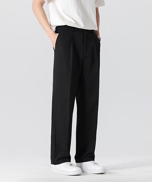 aimoha（アイモハ）の「ベーシックストレートパンツ（スラックス・メンズ・ライトベージュ/チョコ/ブラック/ダークグレー・LARGE/X-LARGE/MEDIUM）」の11枚目の写真