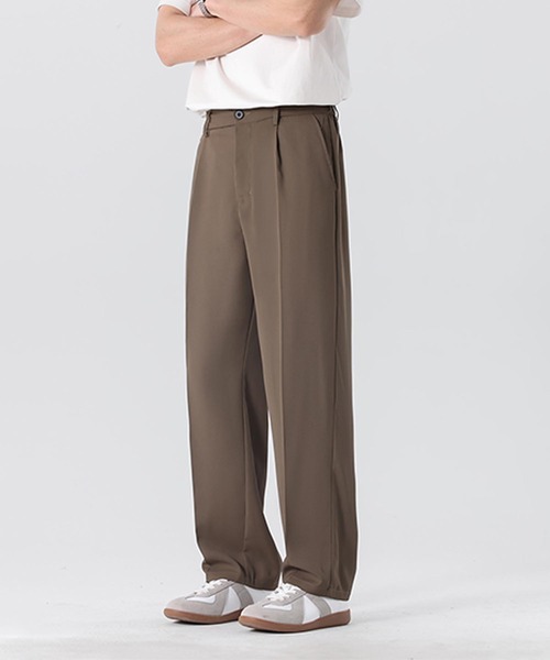 aimoha（アイモハ）の「ベーシックストレートパンツ（スラックス・メンズ・ライトベージュ/チョコ/ブラック/ダークグレー・LARGE/X-LARGE/MEDIUM）」の17枚目の写真