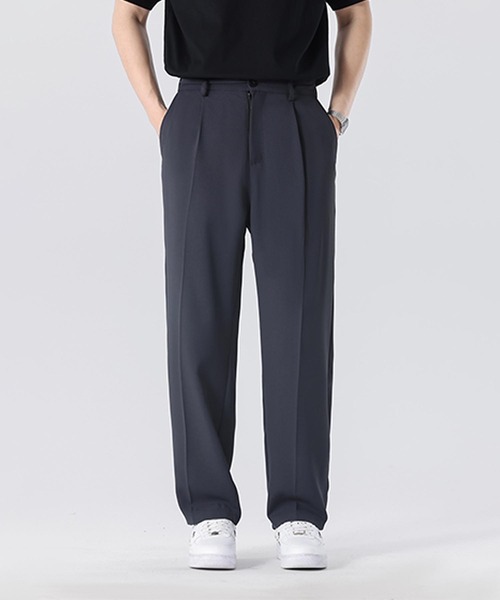 aimoha（アイモハ）の「ベーシックストレートパンツ（スラックス・メンズ・ライトベージュ/チョコ/ブラック/ダークグレー・LARGE/X-LARGE/MEDIUM）」の12枚目の写真