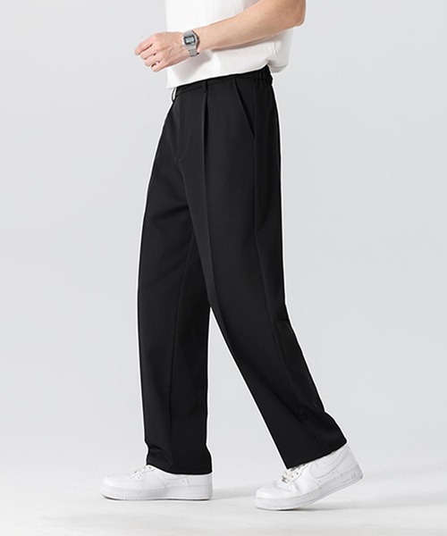 aimoha（アイモハ）の「ベーシックストレートパンツ（スラックス・メンズ・ライトベージュ/チョコ/ブラック/ダークグレー・LARGE/X-LARGE/MEDIUM）」の6枚目の写真