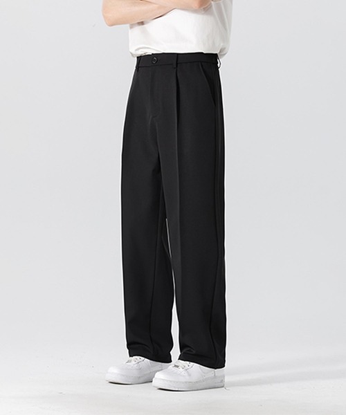 aimoha（アイモハ）の「ベーシックストレートパンツ（スラックス・メンズ・ライトベージュ/チョコ/ブラック/ダークグレー・LARGE/X-LARGE/MEDIUM）」の10枚目の写真