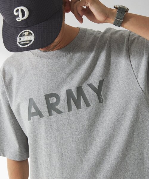 ARMY TWILL(アーミーツイル)の「ARMY TWILL / アーミーツイル 別注 プリントTシャツ(Tシャツ/カットソー・メンズ・ブラック系その他/グレー/ブラック/ホワイト×ホワイト/ホワイト/グリーン/ベージュ/オレンジ・MEDIUM/LARGE)」の13枚目の写真