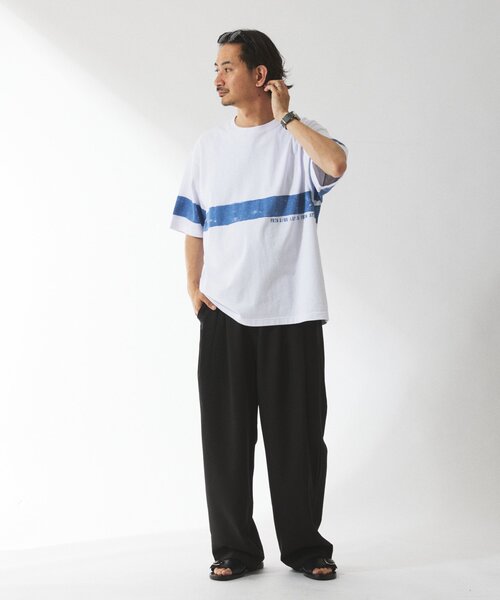 ARMY TWILL(アーミーツイル)の「ARMY TWILL / アーミーツイル 別注 プリントTシャツ(Tシャツ/カットソー・メンズ・ブラック系その他/グレー/ブラック/ホワイト×ホワイト/ホワイト/グリーン/ベージュ/オレンジ・MEDIUM/LARGE)」の14枚目の写真