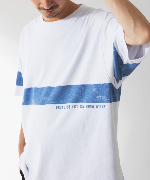 ARMY TWILL(アーミーツイル)の「ARMY TWILL / アーミーツイル 別注 プリントTシャツ(Tシャツ/カットソー・メンズ・ブラック系その他/グレー/ブラック/ホワイト×ホワイト/ホワイト/グリーン/ベージュ/オレンジ・MEDIUM/LARGE)」の18枚目の写真