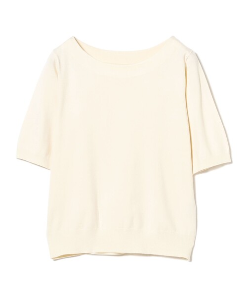 B:MING by BEAMS(ビーミングバイビームス)の「ハーフスリーブ ニット(ニット/セーター・レディース・ネイビー/レッド/ブルー/オフホワイト・ONE SIZE)」の5枚目の写真