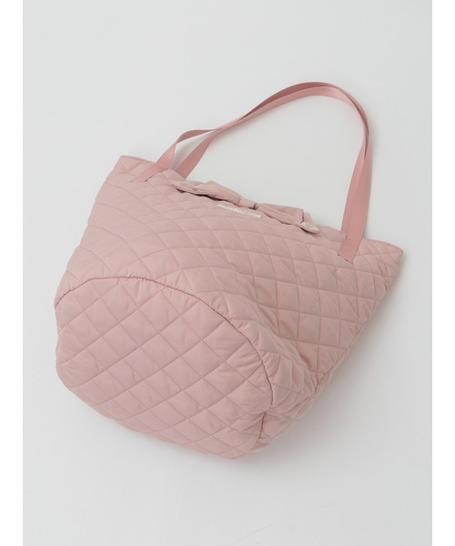 ピンクハウス　リボン付きかごバッグ 中型 ピンクハウス リボン付きかごバッグ 中型