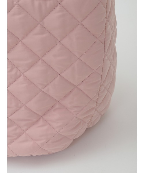 PINK HOUSE(ピンクハウス)の「リボンモチーフ付きキルティングバッグ(トートバッグ・レディース・ベージュ/ピンク/ブルーグレー/ブラック・フリー)」の10枚目の写真