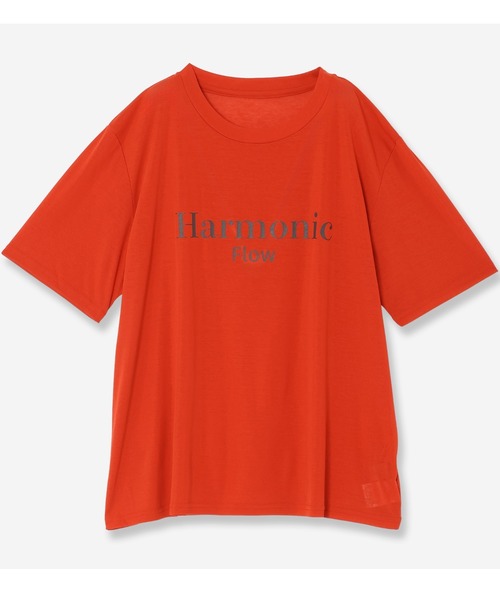 tシャツ 「接触冷感」シアーロゴTシャツ「Harmonic Flow」 レディース 接触冷感】シアーロゴTシャツ【Harmonic Flow】（Tシャツ