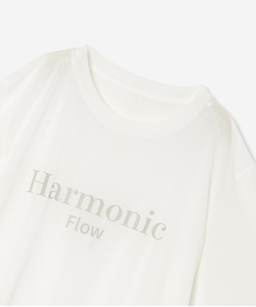 R-ISM(リズム)の「【接触冷感】シアーロゴTシャツ【Harmonic Flow】(Tシャツ/カットソー・レディース・ブラック/オフホワイト/オレンジ/グレー・4)」の11枚目の写真