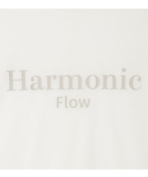 tシャツ 「接触冷感」シアーロゴTシャツ「Harmonic Flow」 レディース 接触冷感】シアーロゴTシャツ【Harmonic Flow】（Tシャツ