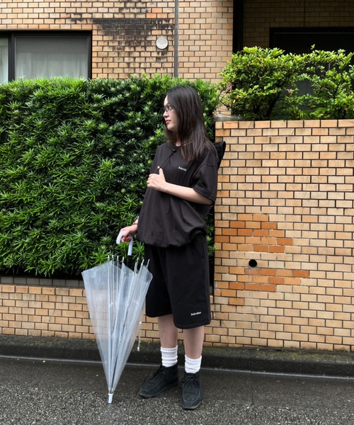BROKEN BASE(ブロークンベース)の「ステッチロゴスウェットshorts setup(その他パンツ・メンズ・オフホワイト/ブラック系/ネイビー・MEDIUM/LARGE)」の5枚目の写真