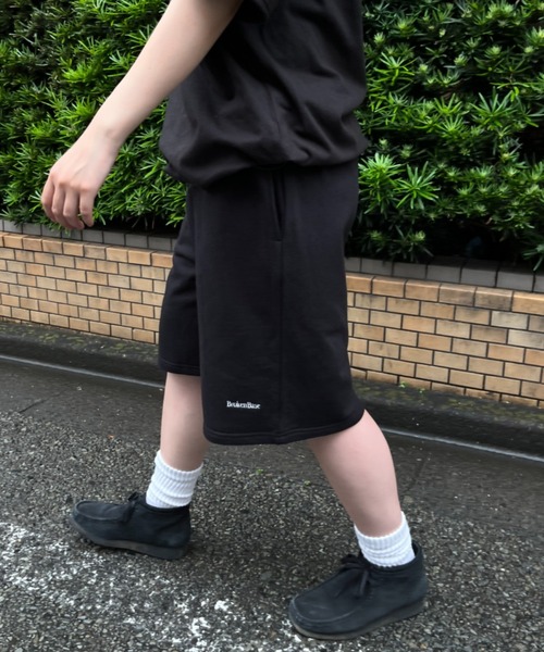 BROKEN BASE(ブロークンベース)の「ステッチロゴスウェットshorts setup(その他パンツ・メンズ・オフホワイト/ブラック系/ネイビー・MEDIUM/LARGE)」の8枚目の写真