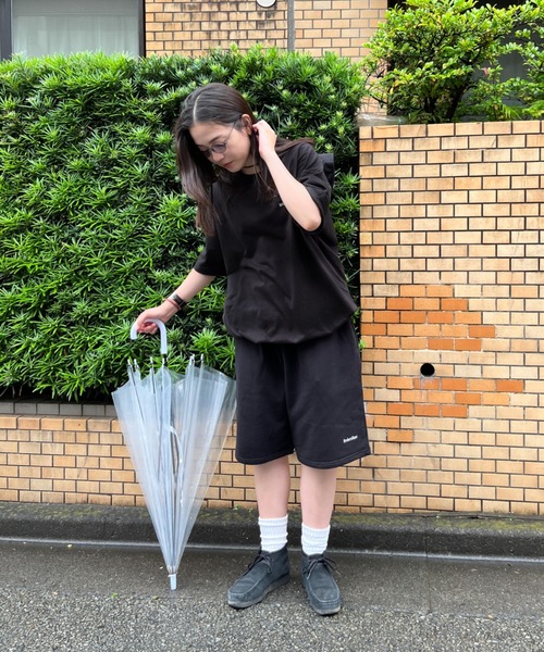 BROKEN BASE(ブロークンベース)の「ステッチロゴスウェットshorts setup(その他パンツ・メンズ・オフホワイト/ブラック系/ネイビー・MEDIUM/LARGE)」の10枚目の写真