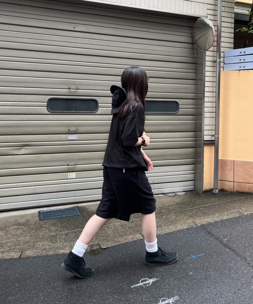 BROKEN BASE(ブロークンベース)の「ステッチロゴスウェットshorts setup(その他パンツ・メンズ・オフホワイト/ブラック系/ネイビー・MEDIUM/LARGE)」の11枚目の写真