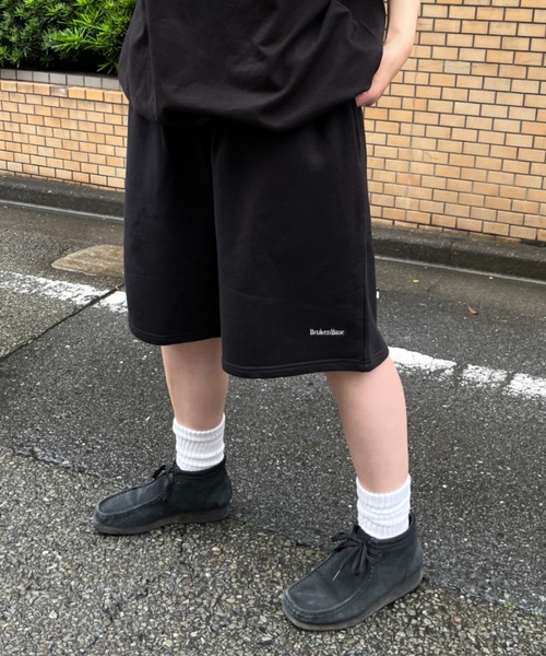 BROKEN BASE(ブロークンベース)の「ステッチロゴスウェットshorts setup(その他パンツ・メンズ・オフホワイト/ブラック系/ネイビー・MEDIUM/LARGE)」の12枚目の写真