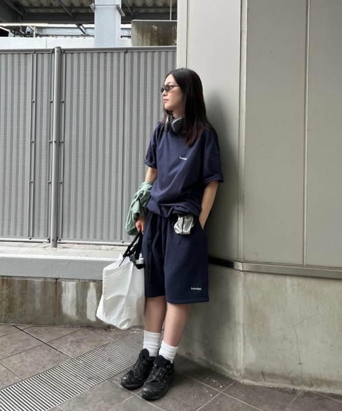 BROKEN BASE(ブロークンベース)の「ステッチロゴスウェットshorts setup(その他パンツ・メンズ・オフホワイト/ブラック系/ネイビー・MEDIUM/LARGE)」の20枚目の写真