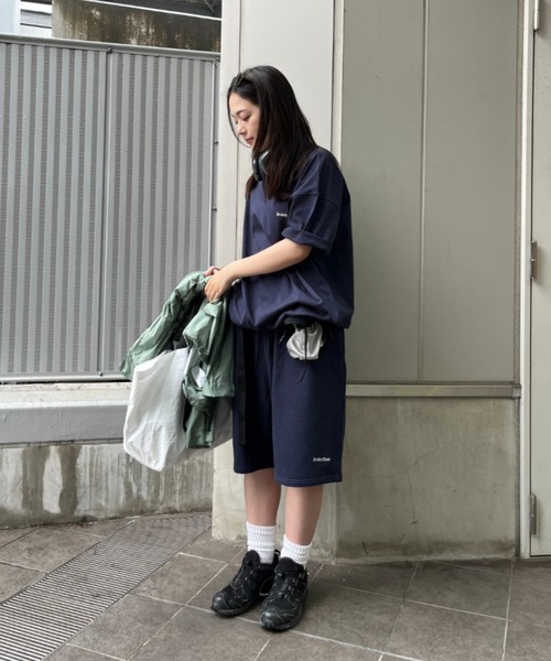 BROKEN BASE(ブロークンベース)の「ステッチロゴスウェットshorts setup(その他パンツ・メンズ・オフホワイト/ブラック系/ネイビー・MEDIUM/LARGE)」の21枚目の写真