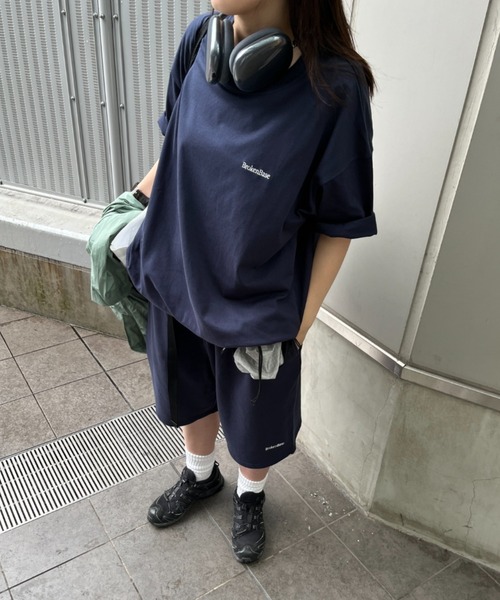 BROKEN BASE(ブロークンベース)の「ステッチロゴスウェットshorts setup(その他パンツ・メンズ・オフホワイト/ブラック系/ネイビー・MEDIUM/LARGE)」の22枚目の写真
