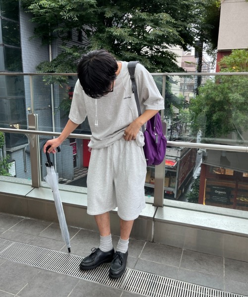 BROKEN BASE(ブロークンベース)の「ステッチロゴスウェットshorts setup(その他パンツ・メンズ・オフホワイト/ブラック系/ネイビー・MEDIUM/LARGE)」の14枚目の写真