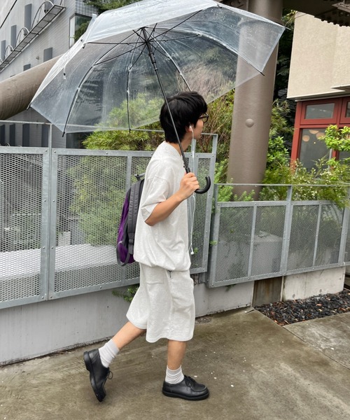 BROKEN BASE(ブロークンベース)の「ステッチロゴスウェットshorts setup(その他パンツ・メンズ・オフホワイト/ブラック系/ネイビー・MEDIUM/LARGE)」の16枚目の写真